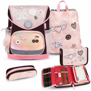 Schulranzen Belmil Compact Plus, Glam, 5-teilig