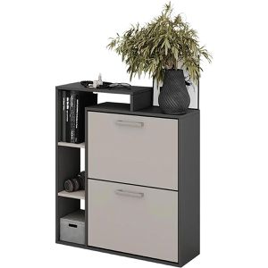 Schuhschrank Vicco Orlando, anthrazit / greige