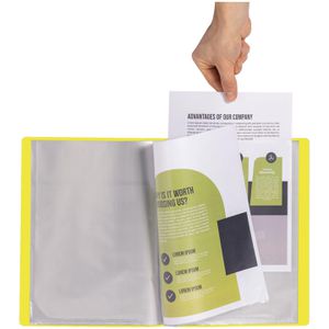 Produktbild für Sichtbuch Pagna 21012-17 School, aus PP, A4