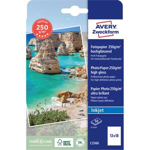 Fotopapier Zweckform C2560 Premium, für Inkjet, 13 x 18 cm