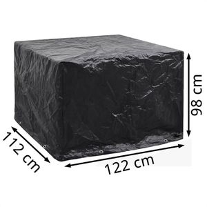 Produktbild für Gartenmöbel-Abdeckung vidaXL 45125, schwarz