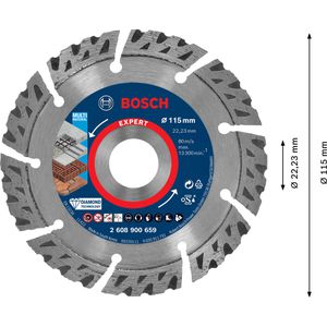 Produktbild für Trennscheibe Bosch Expert MultiMaterial 2608900659
