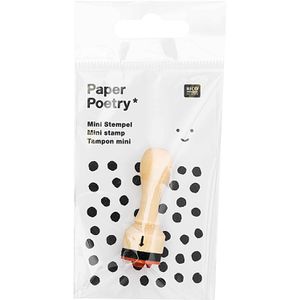 Produktbild für Motivstempel Rico-Design Paper Poetry Mini Happy, aus Holz