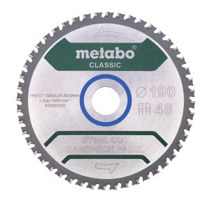 Produktbild für Kreissägeblatt Metabo Steel Cut Classic 628682000