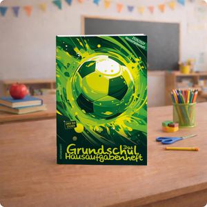 Produktbild für Schülerkalender Häfft Grundschul-Hausaufgabenheft Fußball