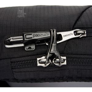 Produktbild für Umhängetasche Pacsafe Vibe 150, aus recyceltem PET, schwarz