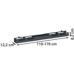 Produktbild für Kabelwanne Geramöbel S-500800-A, anthrazit