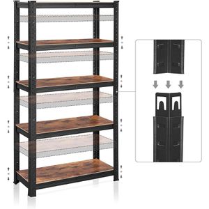 Produktbild für Schwerlastregal Songmics 5 Holzböden