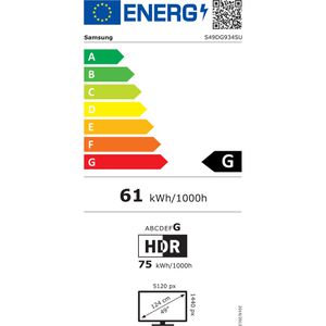 Produktbild für Monitor Samsung Odyssey OLED G93SD, 49 Zoll