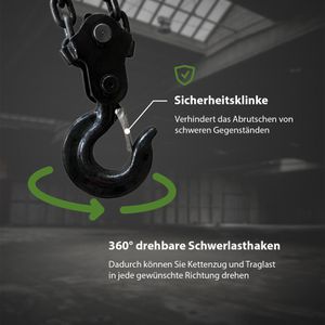 Produktbild für Kettenzug Trutzholm Profi, 41539, Triangel Flaschenzug