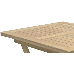Produktbild für Beistelltisch Garden-Pleasure SOLO, beige, aus Massivholz
