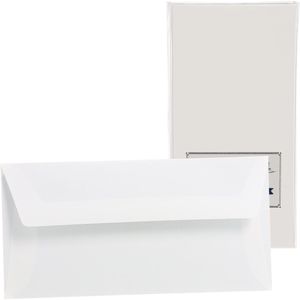 Briefumschläge Rössler-Papier weiß, DIN lang