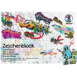 Produktbild für Zeichenblock Ursus 4864600 Street Art, A4