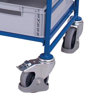 Produktbild für Eurokastenwagen VARIOfit sw-610.302, 15 Eurokästen