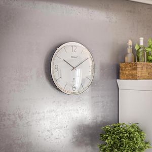 Produktbild für Wanduhr Mebus 12986, Kunststoff, analog, Funkuhr