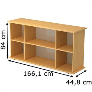 Produktbild für Sideboard Hammerbacher SBOF, aus Holz, buche