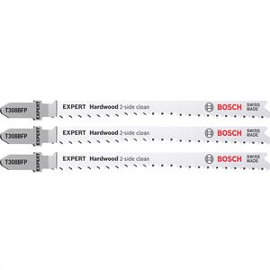 Stichsägeblätter Bosch Expert Hardwood 2-side clean, T 308BFP