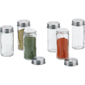 Produktbild für Gewürzgläser Kela Fideles 10859, aus Glas, mit Edelstahldeckel