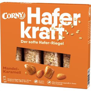 Müsliriegel Corny Haferkraft Mandel-Karamell