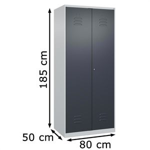 Produktbild für Mehrzweckschrank CP-Möbel Classic Plus abschließbar, anthrazit