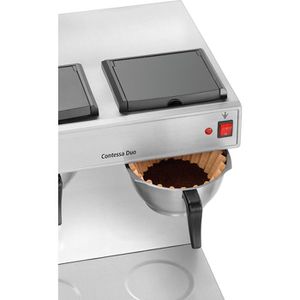 Produktbild für Kaffeemaschine Bartscher Contessa Duo 190184, 2 Thermoskannen