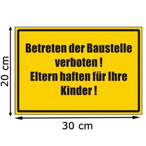 Produktbild für Hinweisschild Abtec Kunststoff