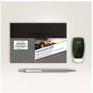 Produktbild für Fahrtenbuch Zweckform 222D Design, A6 quer