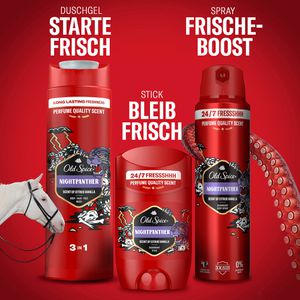 Produktbild für Duschgel Old-Spice Nightpanther 3in1