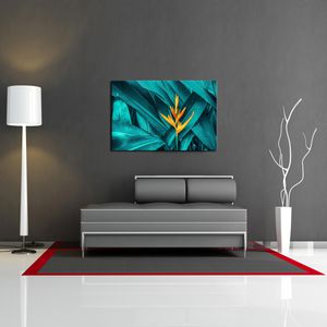 Produktbild für Wandbild visario Grüne Blätter, 120 x 80 cm