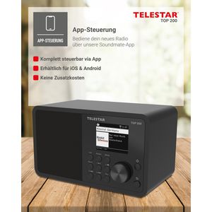 Produktbild für Radio Telestar Top 200 DAB+