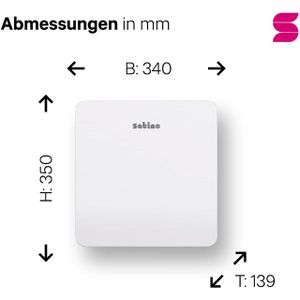 Produktbild für Toilettenpapierspender Satino Hyginity Jumbo L, 333406, JT2