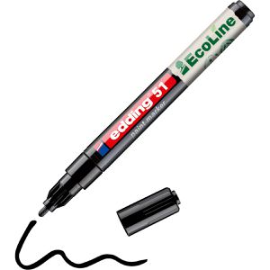 Lackmarker Edding 51 wasserfest & permanent, schwarz