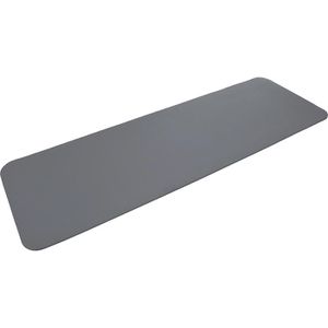 Yogamatte Schildkröt-Fitness mit Tragegurt, grau, 1 cm stark