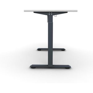 Produktbild für Schreibtisch Geramöbel Elevate Home, lichtgrau / anthrazit