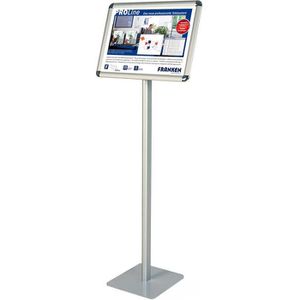 Produktbild für Infoständer Franken BS0902, quer, silber, A3