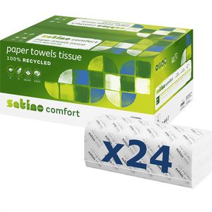 Papierhandtücher Satino Comfort 277150, weiß