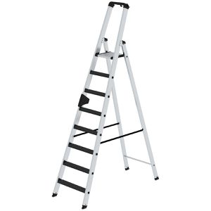 Stehleiter MUNK 41628, nivello-Leiterfüße, mit Plattform