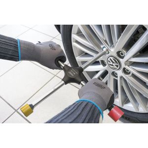 Produktbild für Radkreuz Hazet 705V, für PKW mit farbigen Schonhülsen