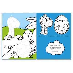 Produktbild für Malbuch Trötsch Dinosaurier Bastelei