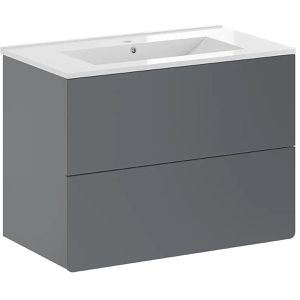 Waschtisch Vicco Izan, hängend, grau