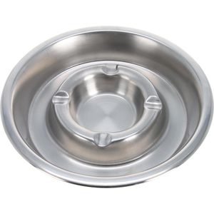Produktbild für Aschenbecher Hendi 440100, silber, für Indoor &amp; Outdoor