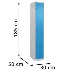 Produktbild für Schließfachschrank CP-Möbel Classic Plus lichtblau