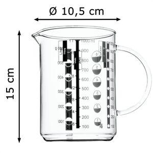 Produktbild für Messbecher WMF Gourmet 0605972000, aus Glas