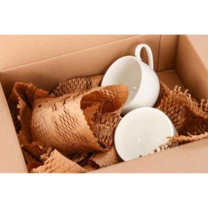 Produktbild für Packpapier Böttcher-AG Wabenpapier-Rolle in Spenderbox