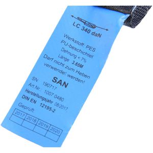 Produktbild für Spanngurt Sandax 291, S-Haken &amp; Ratsche