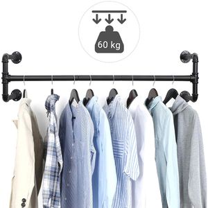 Produktbild für Wandgarderobe Songmics HSR64BK, Metall