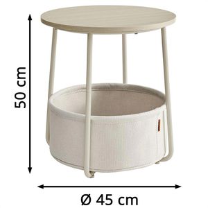 Produktbild für Beistelltisch Vasagle LET223K67, beige