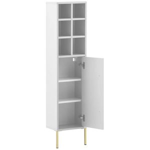 Produktbild für Badschrank Schildmeyer Sarah 148429, mit 2 Füßen, weiß