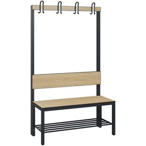 Produktbild für Umkleidebank CP-Möbel 8060-110, Sitzfläche Holz, 100 cm