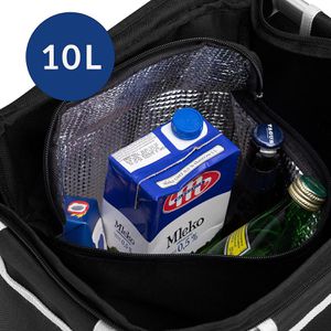 Produktbild für Einkaufstrolley Monzana 109120, schwarz, klappbar